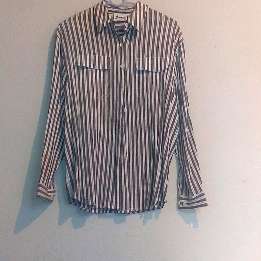 A beautiful very comfortable striped blouse.